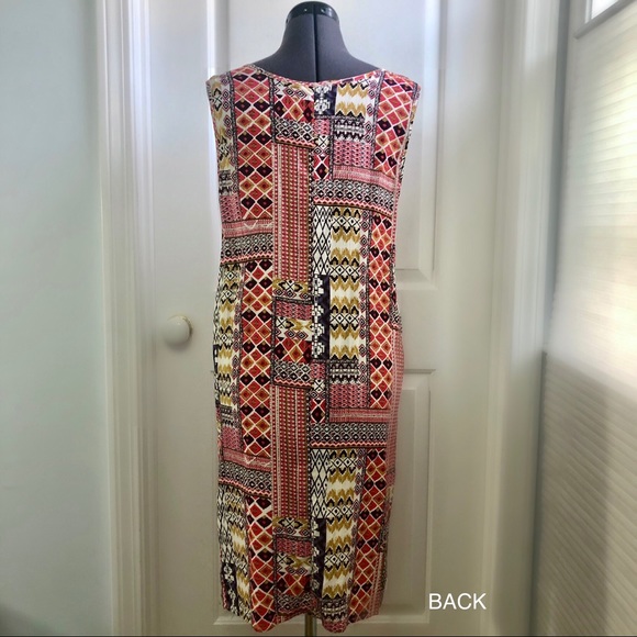 Boho Dropwaist Shift Dress with Pockets - Picture 7 of 16